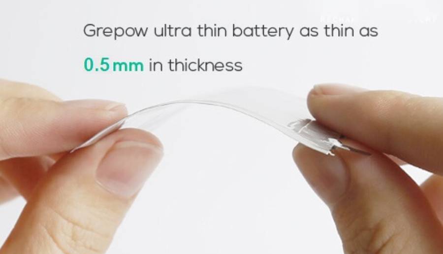 Ultra-thin batteries