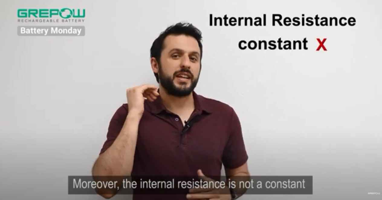 the internal resistance is not a constant | Grepow