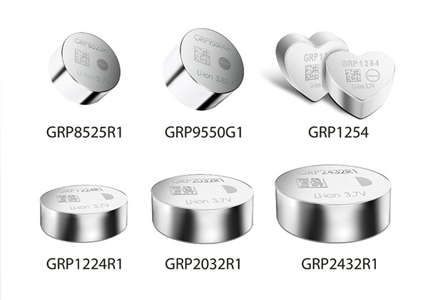 Grepow rechargeable coin cell samples