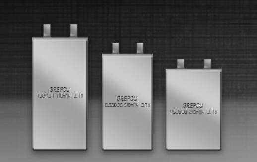  Various specifications of the Grepow LiPo batteries