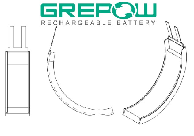Grepow curved batteries