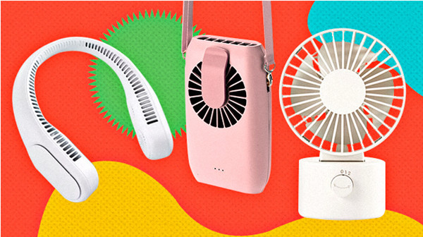 Portable Fans Of Different Shapes