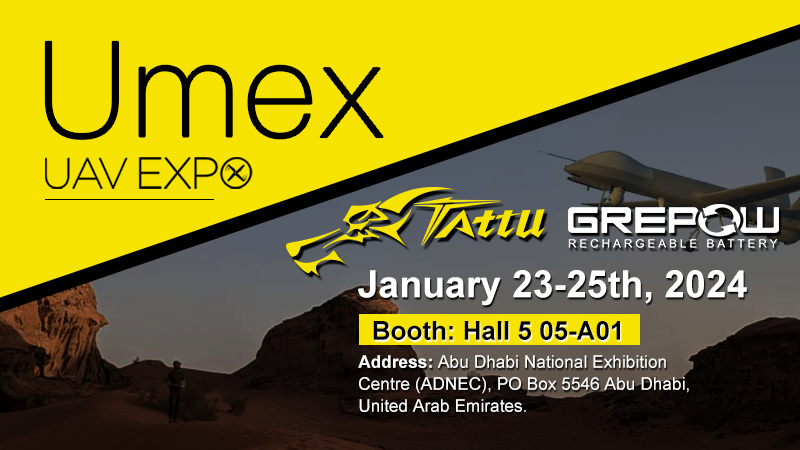 Grepow TATTU invites you to attend Umex 2024 in Abu Dhabi
