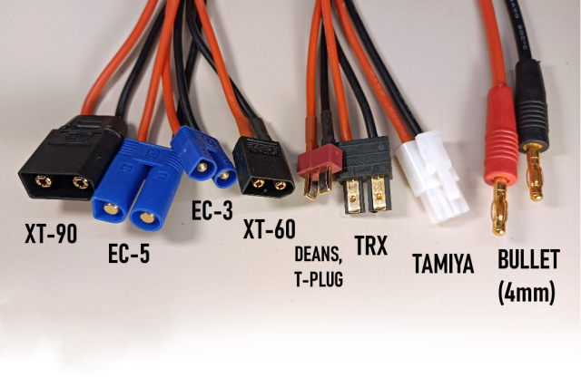 LiPo Battery Connector Types
