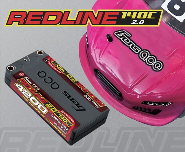 REDLINE 2.0 SERIES ideal batteries for RC racing cars