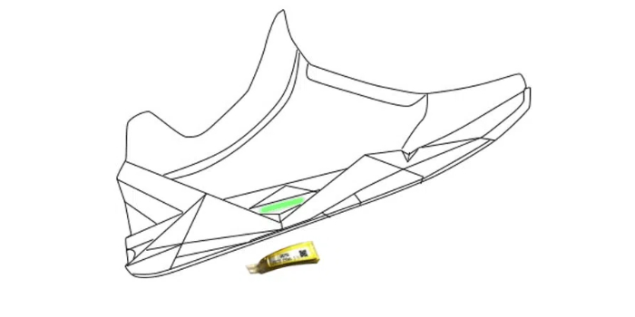 Smart Shoes battery