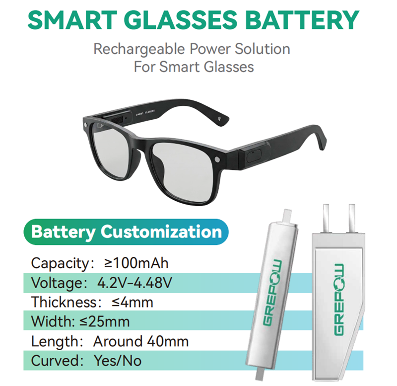 Smart Glasses Battery
