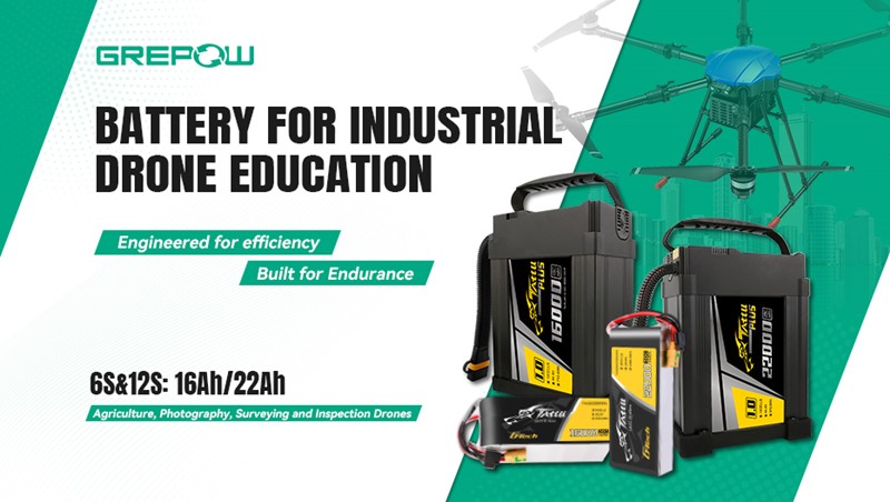 Batteries for Drone Training and Education