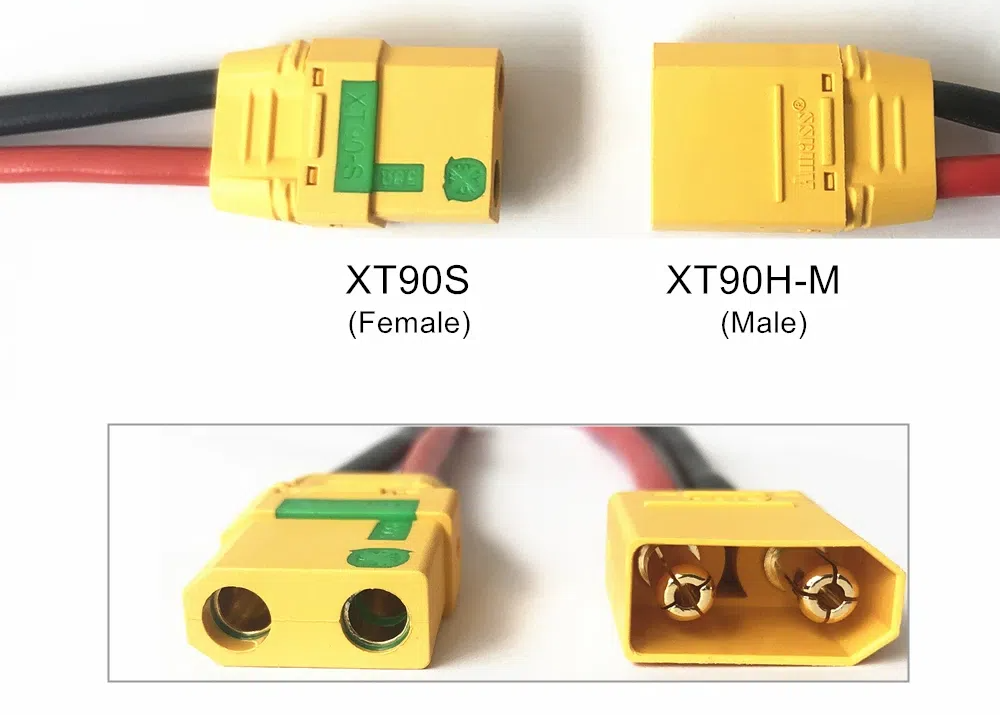 XT90S, XT90-S, and XT90S-F Connectors