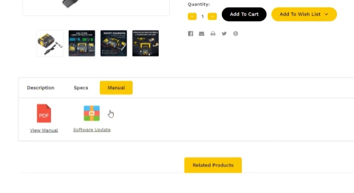 Login website to download the software package