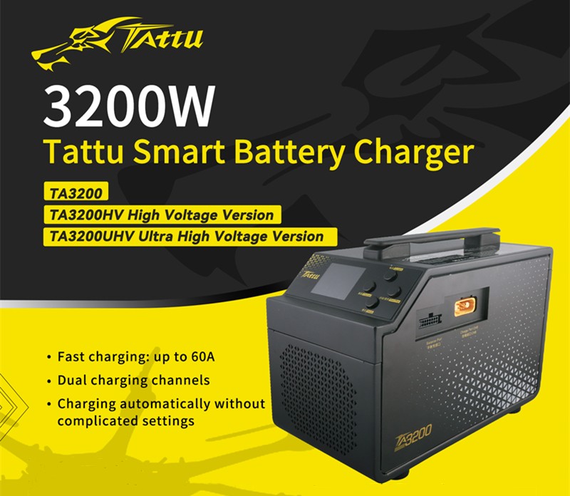 TATTU TA3200-3200W Charger For UAV Training