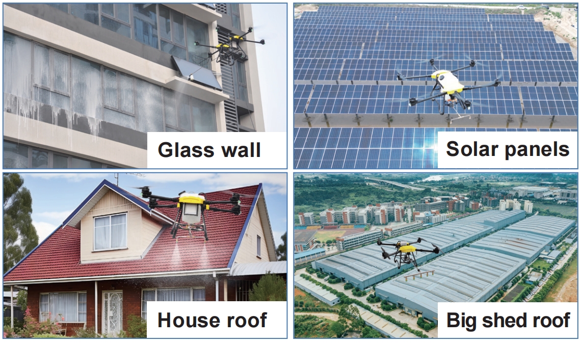 Applications of Washing Drones