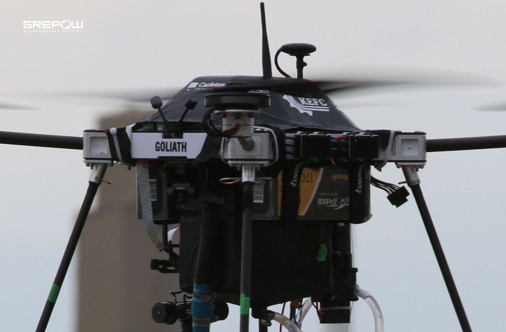 Blackbird UAV powered by Grepow Tattu