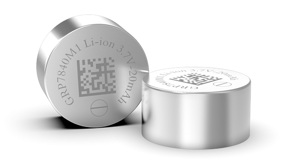 GRP7840M1  Rechargeable Lithium-Ion Button Cell Battery