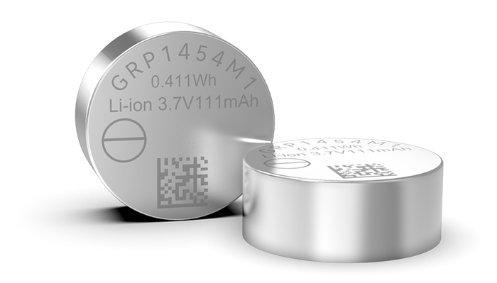 GRP1454 Grepow Lithium-Ion Rechargeable Button Cell Battery