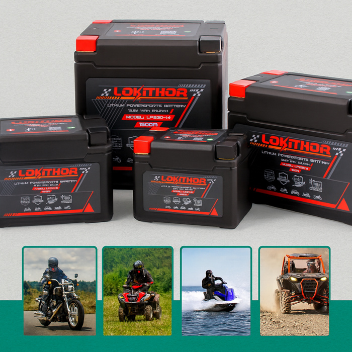 LFP Starting Batteries for Powersport Vehicle