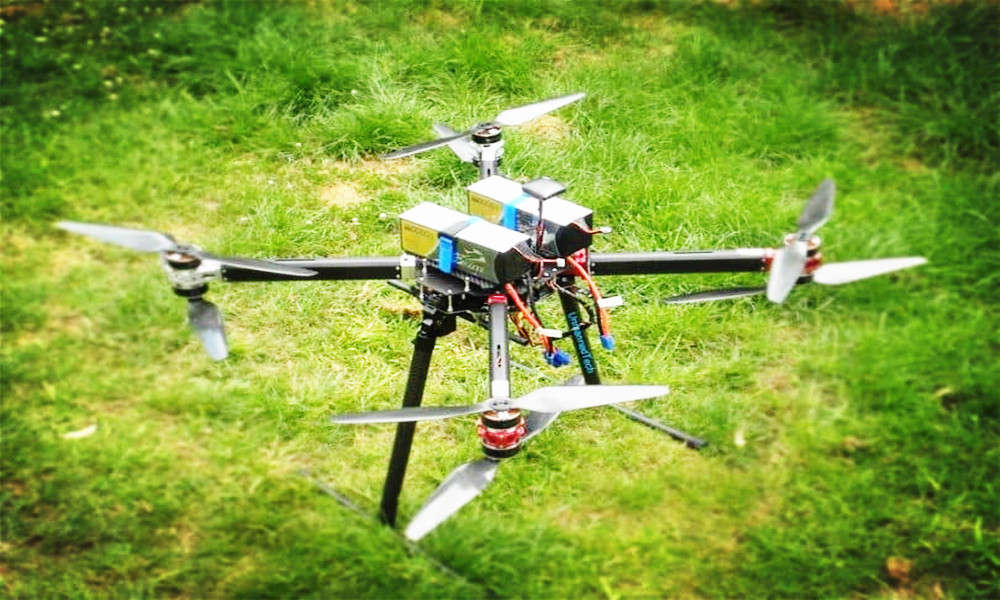 Tattu drone batteries powering the Drones