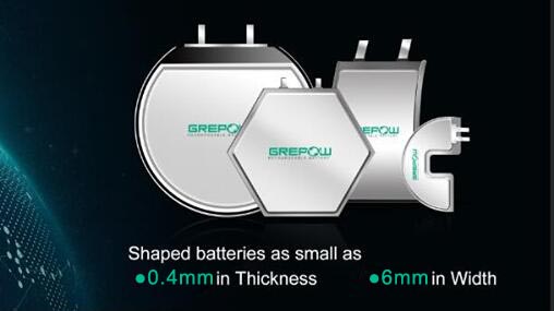 novel shaped battery