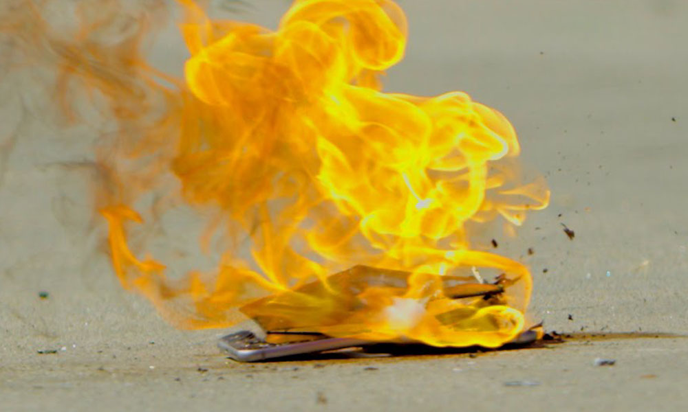 battery fire explosion